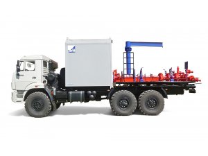 Well-cementing control station SKCS-01 with manifold unit BM-70/32 on KAMAZ-43118 chassis (Pervomayskhimmash) фото